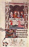 The Queen Mary Psalter; 1310–1320.[47]