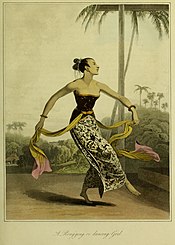 A Ronggeng or dancing girl