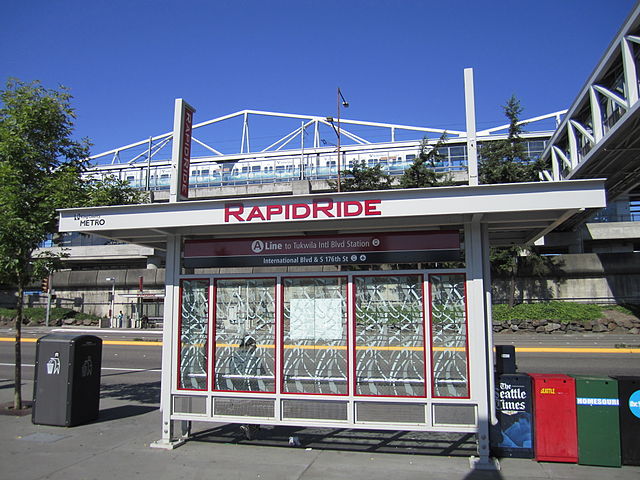 RapidRide station shelter