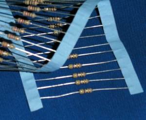 Through-hole (leaded) resistors