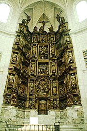 Retablo mayor del convento de Santa Clara de Briviesca.