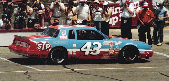 Richard Petty (1983 car shown) was the first to reach seven Drivers' Championships.