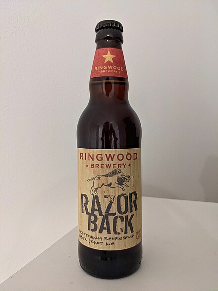 Razor Back best bitter is Ringwood's original brew.