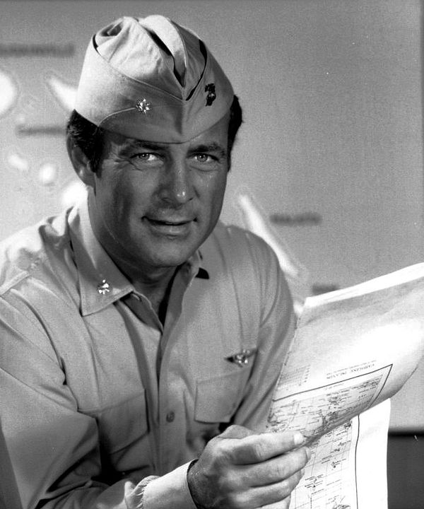 Robert Conrad as Major Gregory "Pappy" Boyington in 1976