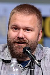 The Walking Dead creator Robert Kirkman is also an executive producer and writer of the television series. Robert Kirkman by Gage Skidmore 4.jpg