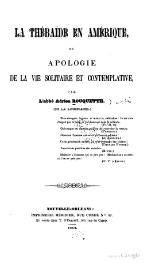 Rouquette - La Thébaïde en Amérique, 1852.djvu