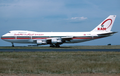 Boeing 747-200, décorée avec une des premières livrées en 1990