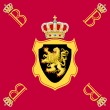 Royal Standard of King Baudouin of Belgium (1951–1993).svg