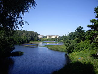 The river in Sillamäe, just before it flows into the Baltic Sea