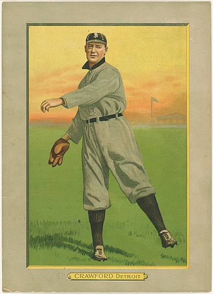 Sam Earl "Wahoo Sam" Crawford 1911 baseball card