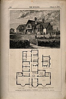 The Savernake Cottage Hospital, opened on London Road, Marlborough, in 1866