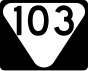 State Route 103 penanda