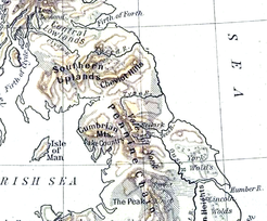 Physical geography of Northumberland and surrounding areas