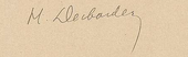 Signature de Henry Desbordes