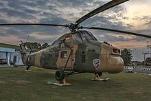 A retired S-58T Twinpac, with its distinctive squared "nostrils" on the nose. On display at an Indonesian aviation Museum Sikorsky-S-58T-Twinpac.jpg