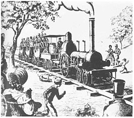 Sketch of first train leaving City Point in 1838 - Lutz 1957 - 132.jpg