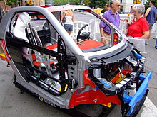 Cutaway showing structure of the smart Fortwo Smart Car Structure.JPG