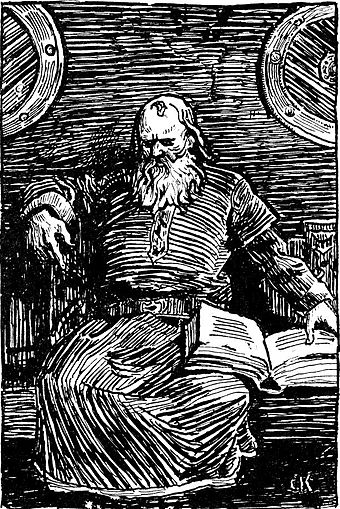 A 19th-century depiction of Snorri Sturluson