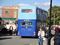 Preserved Solent Blue Line 37 (NDL 637M), a Bristol VRT/ECW, in Newport Quay, Newport, Isle of Wight for the Isle of Wight Bus Museum's October 2010 running day.