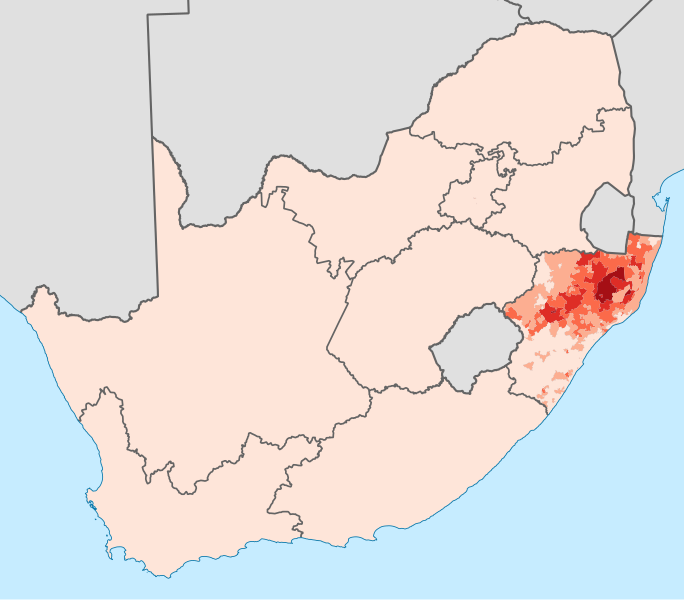 File:South Africa national election 2009 IFP vote by ward.svg