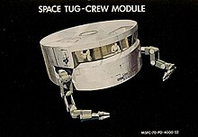 Space Tug crew module concept Space tug module for astronauts.jpg