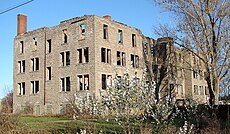 Remains of the residential school in 2008. Spanish ON 3.jpg