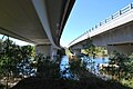 English: The Spirit of Progress Bridge carrying the en:Hume Freeway across the en:Murray River
