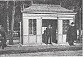 Ende 1903 existierten 38 Wartehallen, "die ältesten waren aus Eisen und sehr einfach gehalten" (Quelle: https://archive.org/details/staedtische_strab_wien )