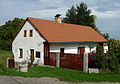 Čeština: Dům čp. 9 v obci Střítež v okrese Český Krumlov. English: House No 9 in the village of Střítež, Český Krumlov District, South Bohemian Region, Czech Republic.