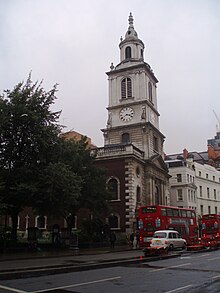 St Botolph-without-Bishopsgate lay immediately north of the original Bishopsgate, and of the defensive ditch around London's Wall. St Botolph-without-Bishopsgate 1.JPG