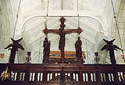 Rood screen and roof detail