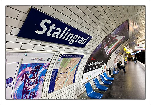 Stalingrad metro station, Paris