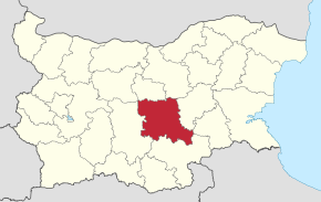 Kart over Stara Zagora