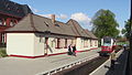 Panorama of the railway station Gernrode