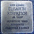 image=https://commons.wikimedia.org/wiki/File:Stolperstein_Frohmestrasse_42_(Elisabeth_Korpatsch)_in_Hamburg-Schnelsen.jpg