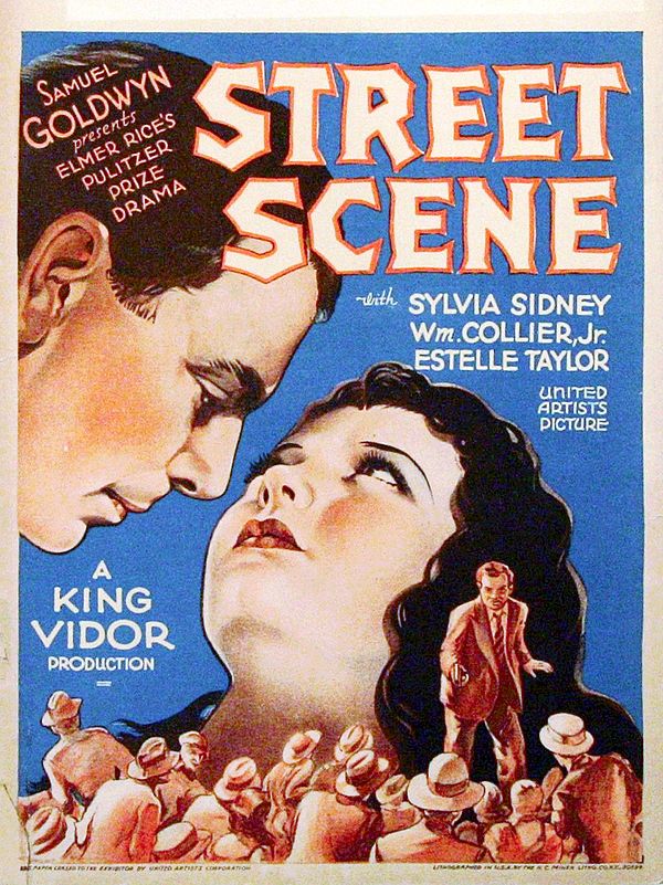 Poster for the 1931 film Street Scene