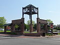 Street clocks corner of Troy and Foster Streets