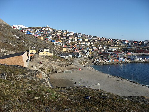 Association football in Upernavik, North-West Greenland