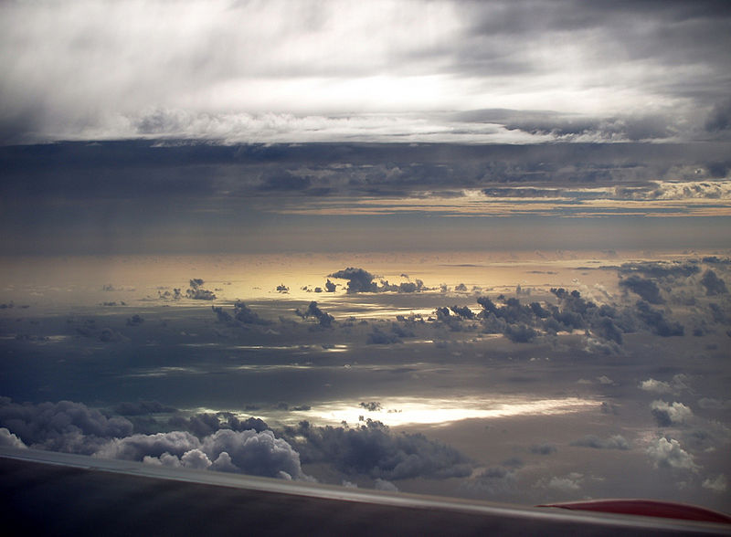 File:Sun rays breaking through the clouds from the bottom (2320725564).jpg