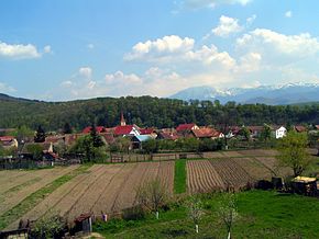 Vedere a orașului Tălmaciu