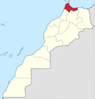 Localización de Tánger-Tetuán-Alhucemas