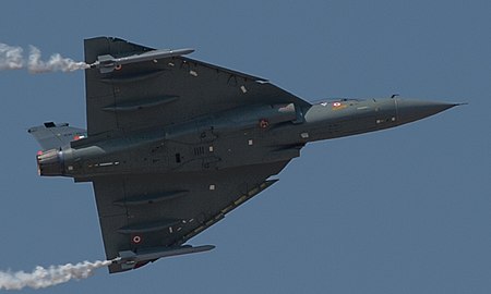 Tejas uses armaments such as OFT's 23 mm GSh-23 Cannon and bombs