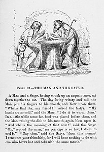 John Tenniel, The man and the satyr