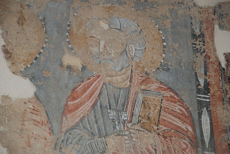 File:Terni - Chiesa di San Tommaso - Paleolab, San Pietro, particolare.JPG