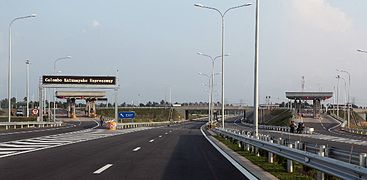 Ja-Ela Interchange in the Airport Expressway(E03) in Ja-Ela, Sri Lanka