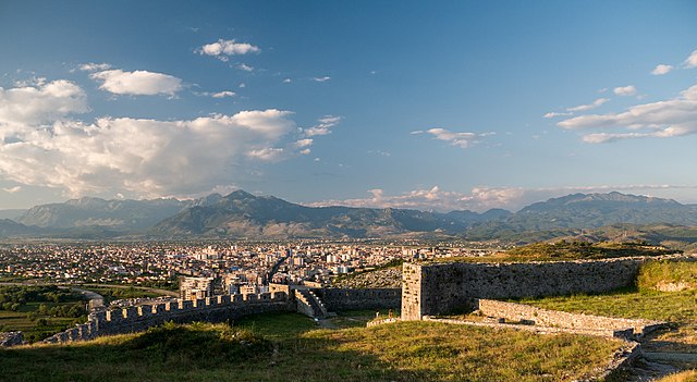 Image: The City and the Prokletije from the castle