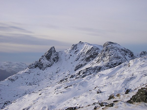The Cobbler, one of the most popular hillwalking venues in the park.