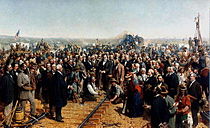 「鉄道の開通式典」