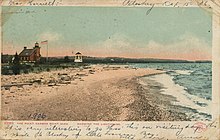 Harbor Point, circa 1900s The Point, showing the lighthouse (NBY 1318).jpg