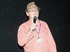 Producer Bill Leimbach presenting the film at IFFI (2010) The Producer, Mr. Bill Leimbach addressing at the presentation of the film (Beneath Hill 60) during the IFFI-2010, at the Inox cinema hall, in Panjim, Goa on November 25, 2010.jpg